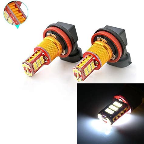 KATUR 2x H11 LED Xenon White 33 SMD Replacement Bulbs Fog Lights DRL