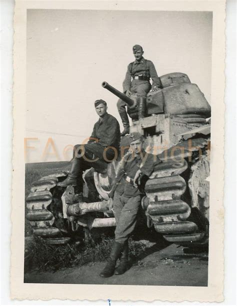 Beute Panzer Tank Frankreich Foto Postimages