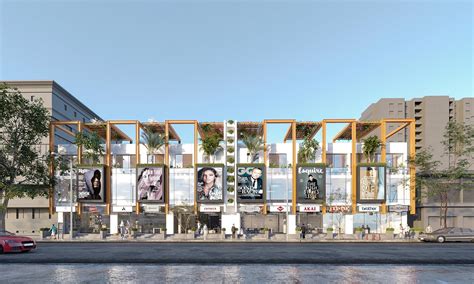 A7shopping Mall Facade On Behance