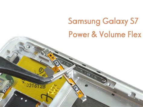 Samsung Galaxy S7 Power Volume Button Flex Replacement IFixit Repair