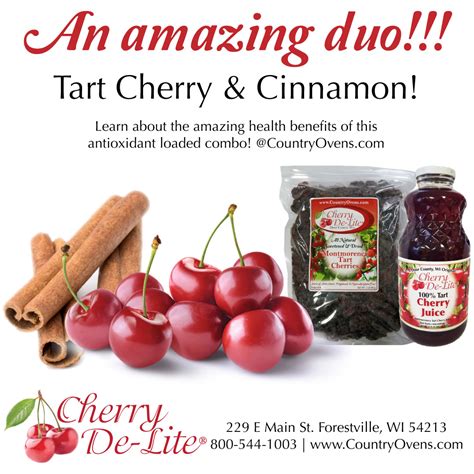 Amazing Duo Tart Cherry Cherry De Lite Country Ovens In Door County Wis