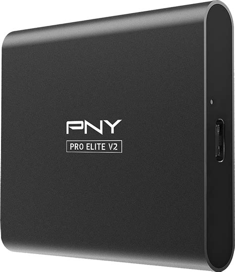 Pny Pro Elite V Usb Gen X Type C Portable Ssd Gb Zwart