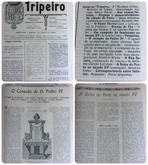 Um pouco da história do Porto e arredores O TRIPEIRO 1909 N º 3