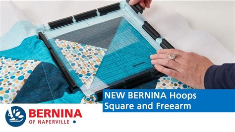 New Bernina Quilting Hoop And Freearm Hoop Youtube