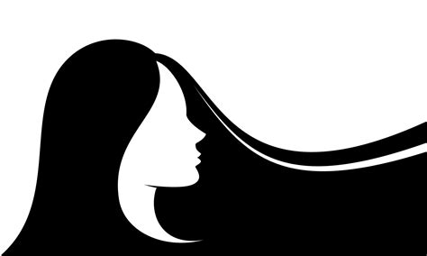 Woman Silhouette Hair Png