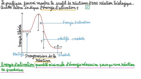 Vidéo question Identifier lénergie dactivation dune réaction