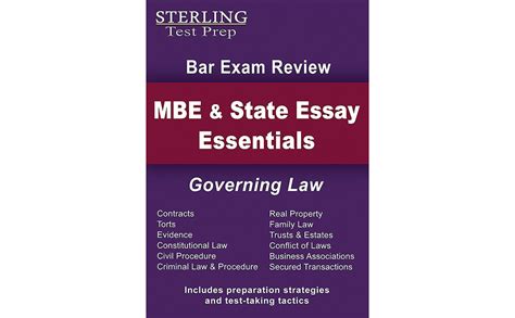 Mbe And State Essay Essentials Governing Law For Bar Exam Prep Prep