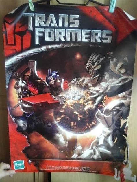 Transformers 1 movie poster, Hobbies & Toys, Memorabilia & Collectibles ...