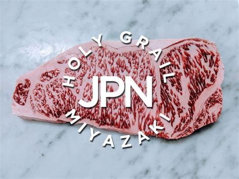 Miyazaki Japanese A5 Wagyu Strip Steak Winner Wagyu Olympics Holy