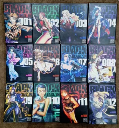 Manga Black Lagoon Rei Hiroe Anime English Comic Vol Full Set Fast