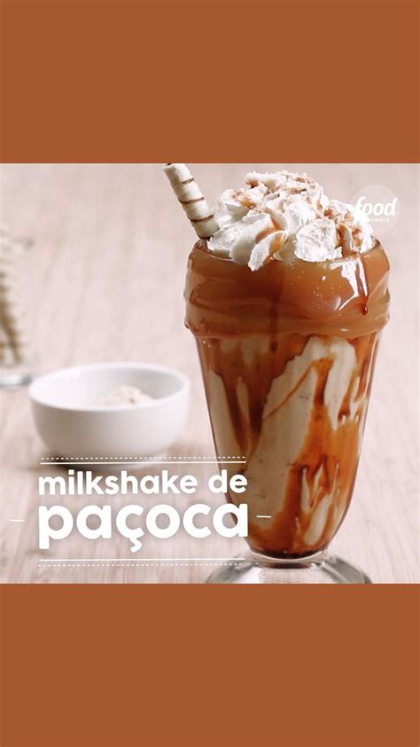 Milkshake De Pa Oca Receitas De Milkshake Receitas Receitas