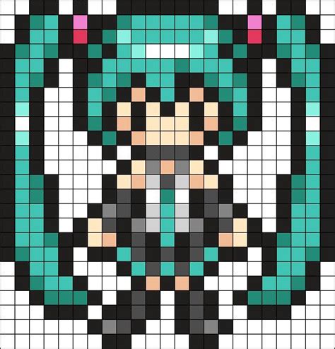 Hatsune Miku Taiko Ver Perler Bead Pattern Bead Sprites The Best Porn