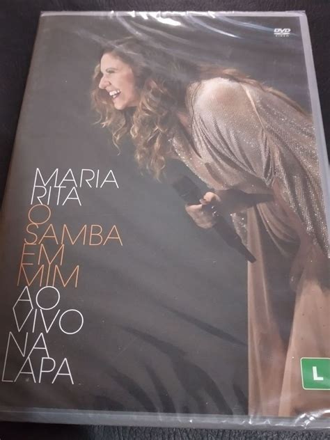 Dvd Maria Rita Novo Lacrado O Samba em Mim Item de Música Dvd Nunca