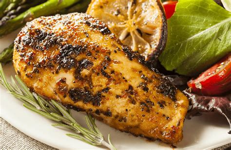 5-Ingredient Grilled Rosemary Chicken Breast Recipe | SparkRecipes