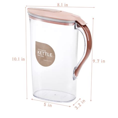 Mua Coloch 2 Pack 2 Quart Plastic Water Pitcher With Flip Top Spout Lid