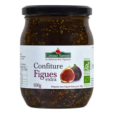 Confiture Figues Extra Bio G C Teaux Nantais