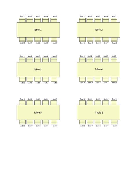 40 Great Seating Chart Templates Wedding Classroom More