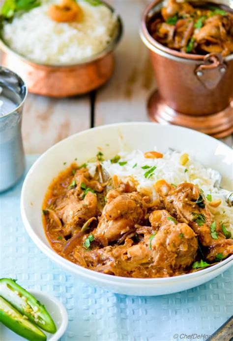 Indian Chicken Korma Curry Recipe | ChefDeHome.com