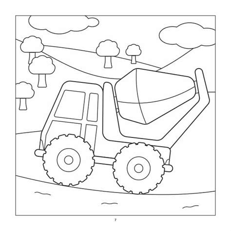 Construction Site Coloring Pages