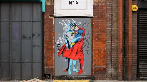 Superman And Batman Are Kissing For Equality In New York City | HuffPost Entertainment