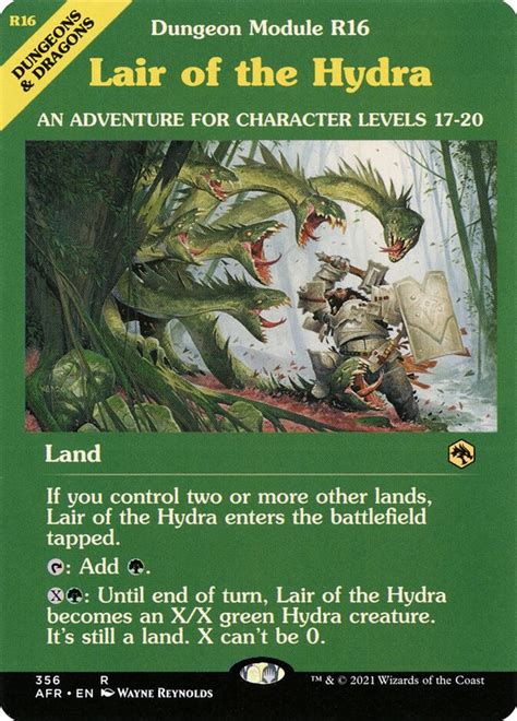 Lair Of The Hydra · Adventures In The Forgotten Realms Afr 356