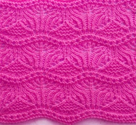 Free Knitting Patterns Wavy Knit Stitch