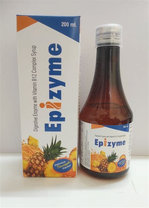 Digestive Enzyme Fungal Diastase Pepsin With B Complex Syrup