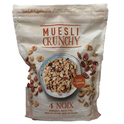 Muesli Croustillant Noix Paquet G