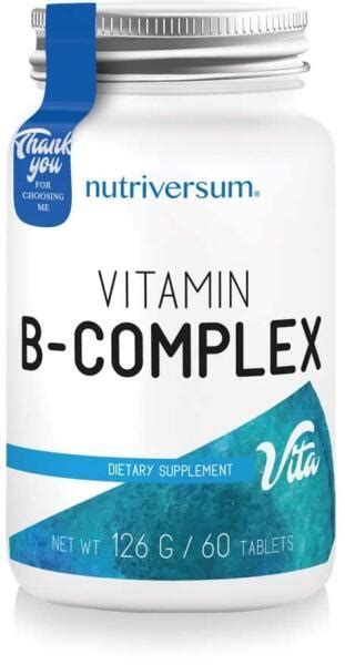 Vásárlás Nutriversum Vitamin B komplex tabletta 60 db