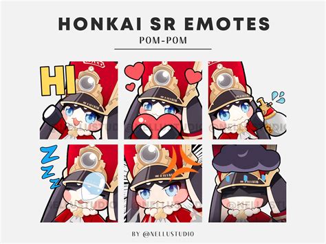 Pom Pom Emote Pack Your Dose Of Cuteness ️ Nellustudio R