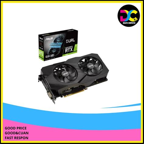 jual asus dual geforce rtx  evo gb gddr  gb oc shopee