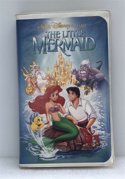 Mavin | Walt Disney Classic Black Diamond The Little Mermaid VHS Tape ...