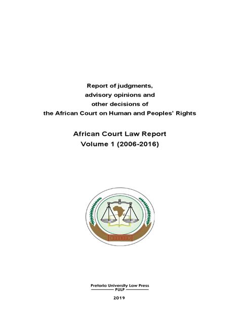 Report Of Judgments Advisory Opinions And Other Decisions Of The