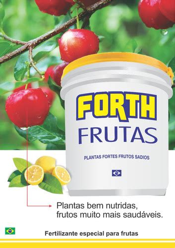 Fertilizante Adubo Forth Frutas 3kg Floração E Frutificação R 29 90