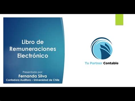 Charla Libro de remuneraciones electrónico Día 3 YouTube