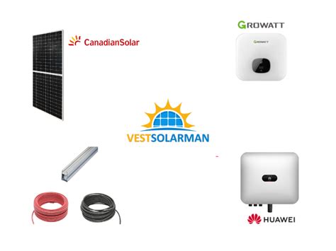 Kit Sistem Fotovoltaic Kw On Grid Monofazat Vest Solarman