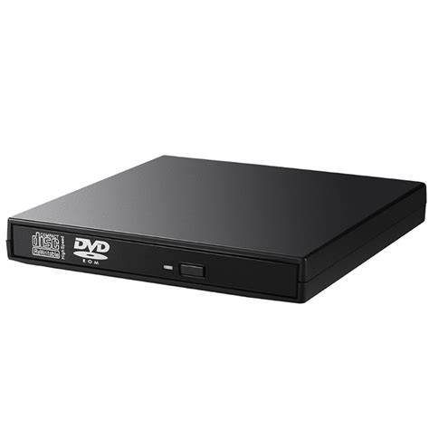 Внешний дисковод (оптический привод) CD/DVD - USB 2.0 черного цвета ...