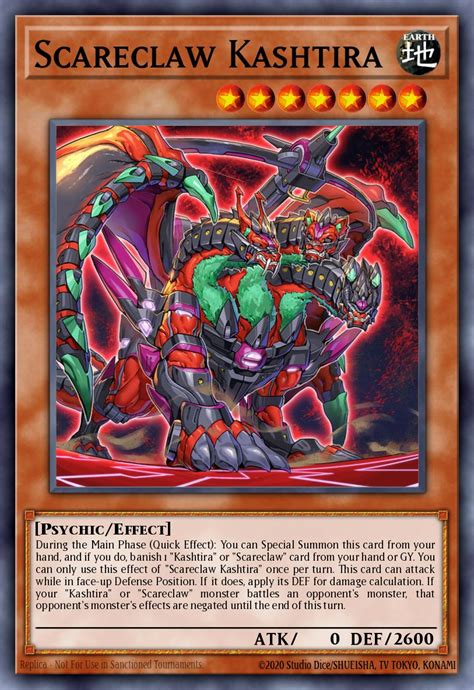 Scareclaw Kashtira Yu Gi Oh Card Database Ygoprodeck