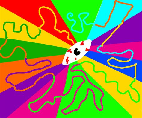 Describing a color you've never seen before. - Drawception