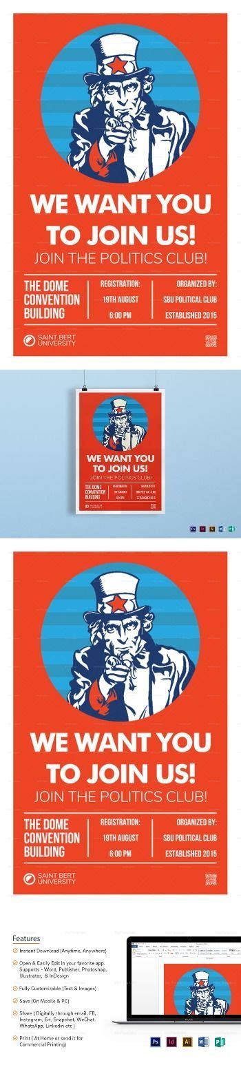 We Want You Poster Template Poster Template Poster Design Template