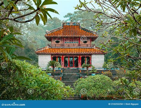 Temple Of Heaven Minh Mang Tomb Hue Vietnam Stock Photo Image Of