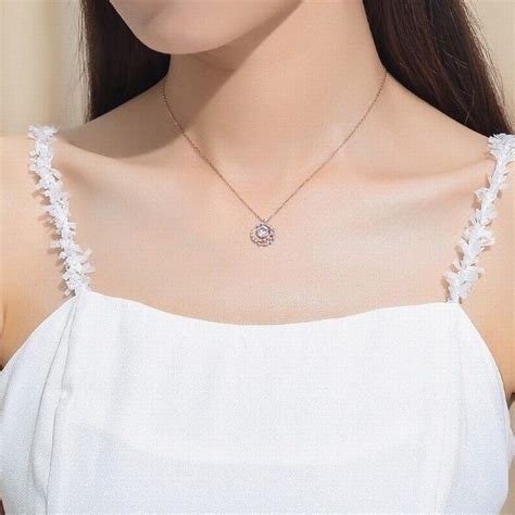 Mua Dây Chuyền Lili Jewelry Bạc Nữ Thời Trang Đính Đá CZ The Moon LILI