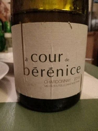 La Cour De B R Nice Chardonnay Vivino