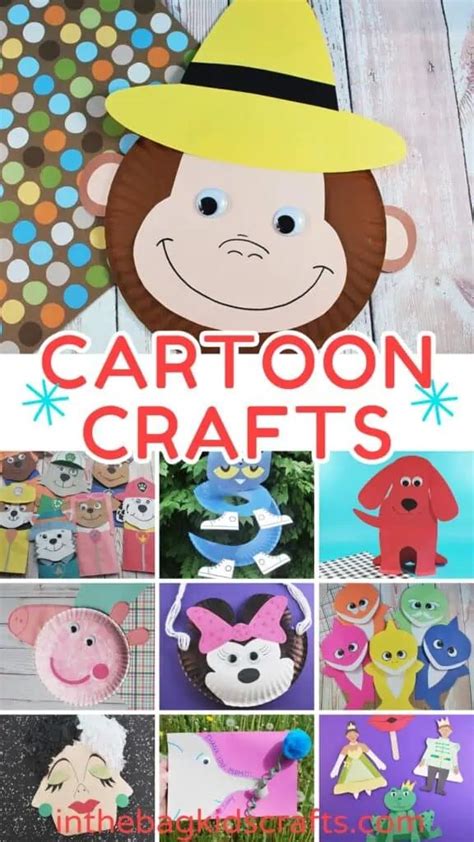 Cartoon Craft Ideas | Preschool kids crafts, Kids crafts letters ...