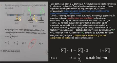 11 Sınıf tork ve denge Eodev