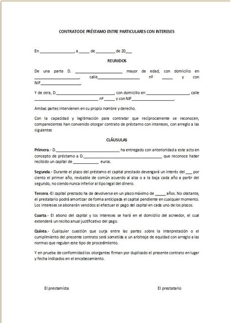 Modelo De Contrato Entre Particulares Todo Lo Que Necesitas Saber 2025