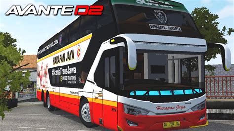 Harapan Jaya Livery Bimasena Sdd Rombak Avante D Bussid Youtube