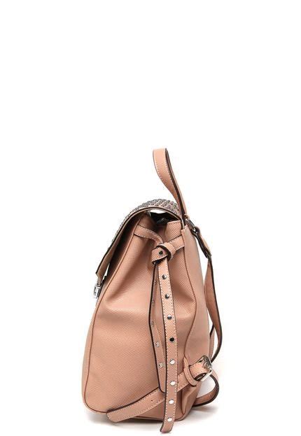 Mochila Santa Lolla Tachas Nude Compre Agora Dafiti Brasil