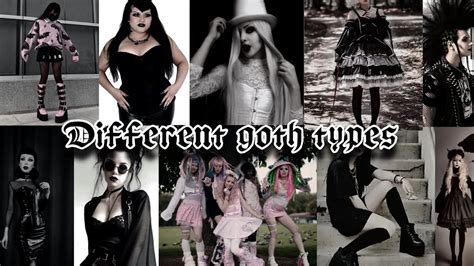 Different Types Of Goth Youtube