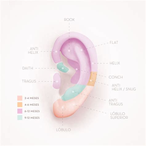 Tiempo de curación de pendientes en la oreja cuánto tarda